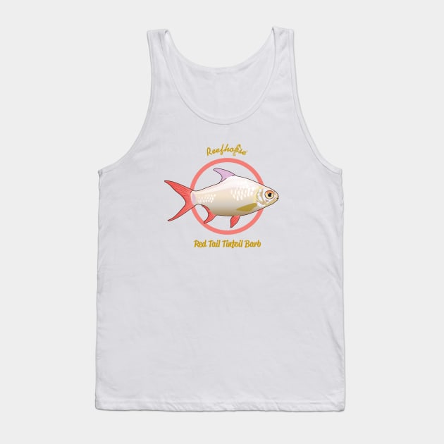 Red Tail Tinfoil Barb Tank Top by Reefhorse